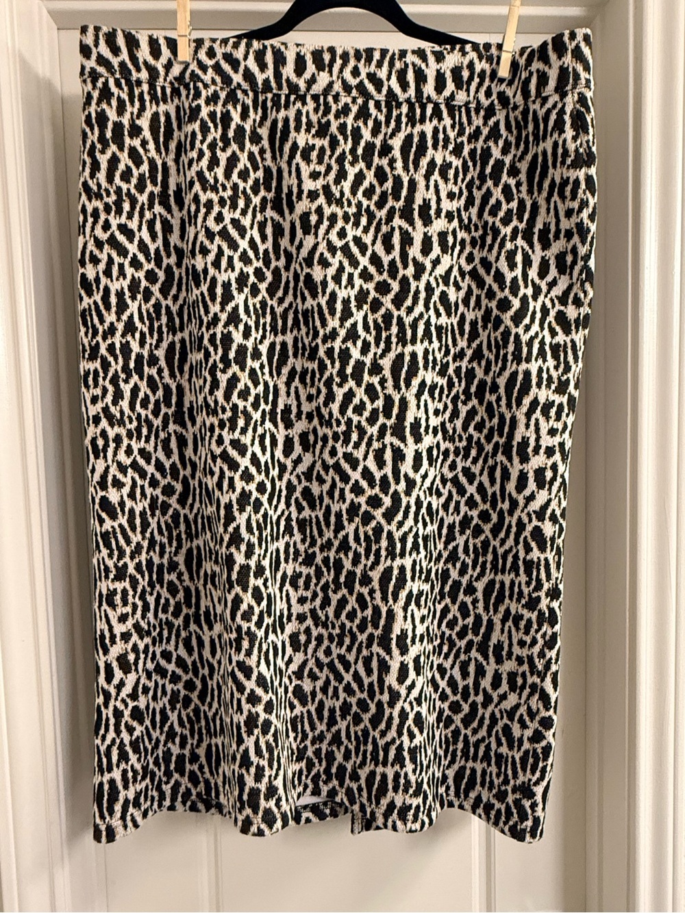 LOFT Leopard Print Pencil Skirt // Sz XXL